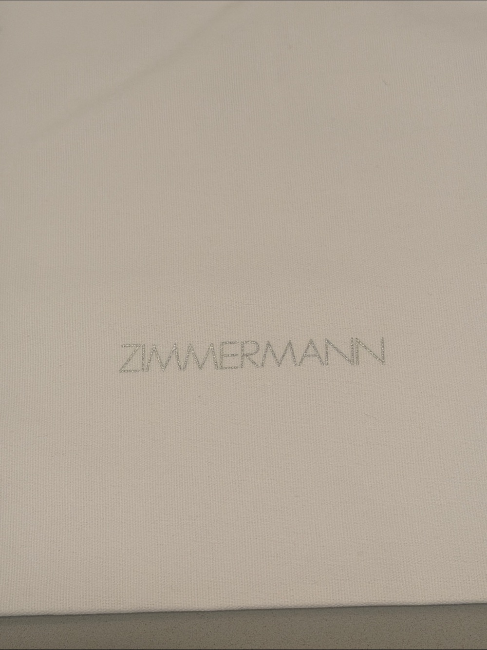 Zimmermann White Drawstring Dust Pouch - Picture 2 of 3